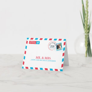 Airmail Wedding Thank You