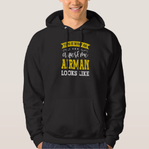 Airman Job Title Employee Funny Worker Profession  Hoodie