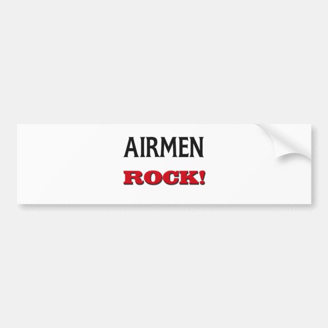 Airmen Rock Bumper Sticker (Front)
