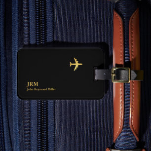 Airplane Airline Aviation Personalized Luggage Tag