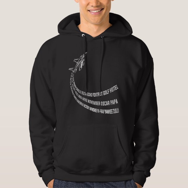 Airplane Airport Pilot Hoodie (Front)