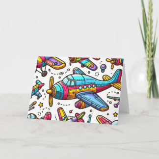 Airplane Birthday Card