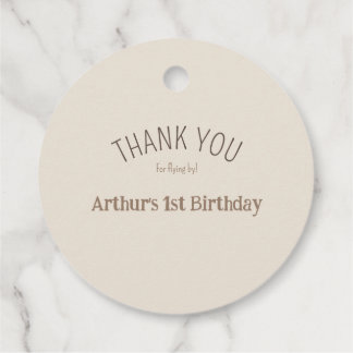 Airplane Birthday Party Favor tags 