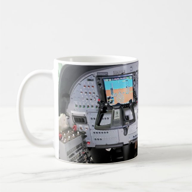 Airplane Cessna Caravan Instrument Panel Mug (Left)