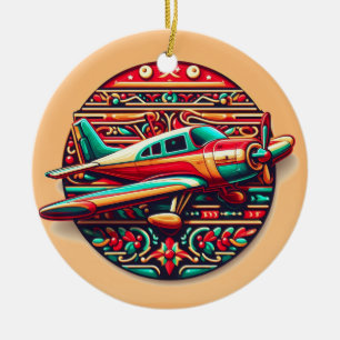 Airplane Christmas Ornament