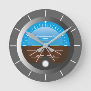 Airplane Cockpit Altitude Dial Pilot Round Clock