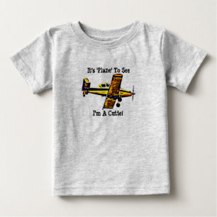 Airplane Cute Baby Shirt Pun Art