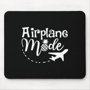 Airplane Mode Traveling Pineapple Vacation Trip Gi Mouse Pad