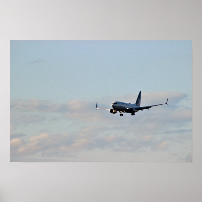 Airplane Photo Poster (Front)