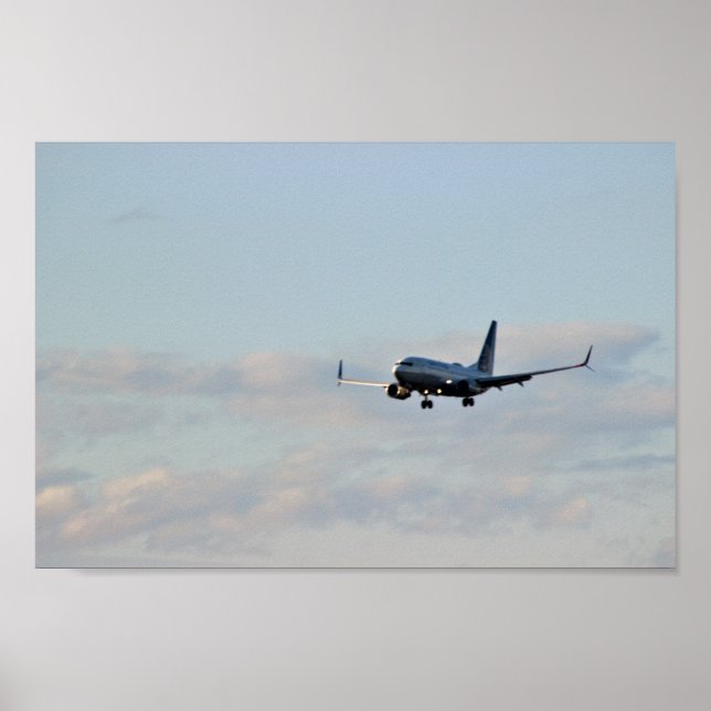Airplane Photo Poster (Front)