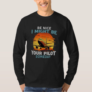 Airplane Pilo For Men Women  Saying Pilot Dad T-Shirt