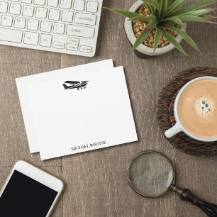 Airplane Pilot Aviator Modern Stylish Custom  Card