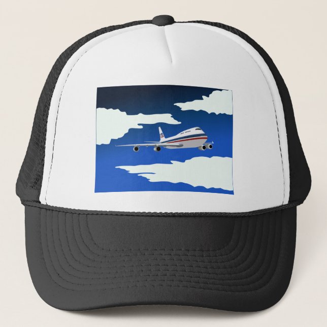 Airplane Trucker Hat (Front)