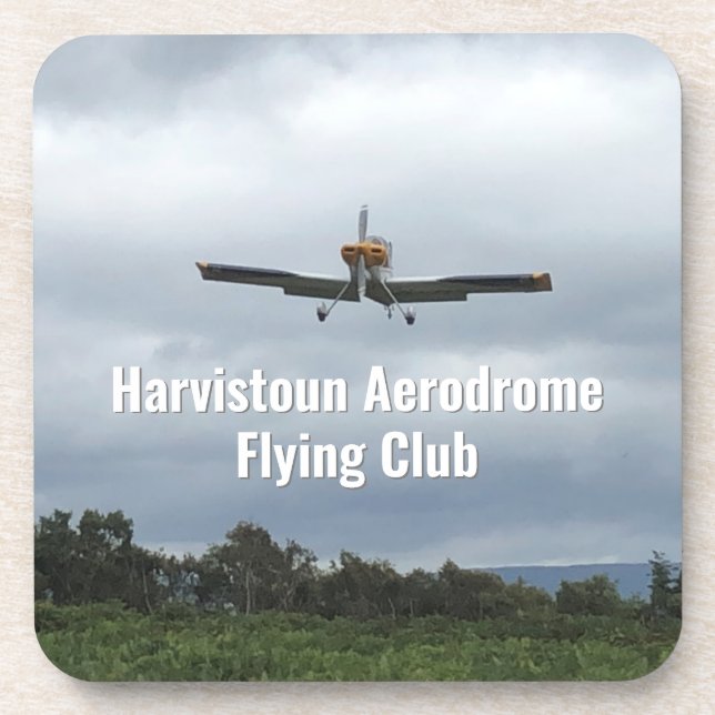 Airport, Airfield or Aerodrome Flying Club Coaster (Front)