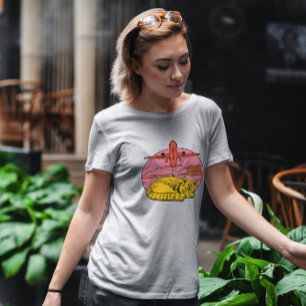 Airport Cat Sleeping Plane T-Shirt