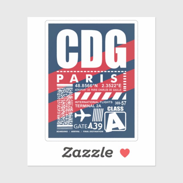Airport CDG Paris  (Sheet)