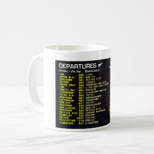 Airport Departures Mug