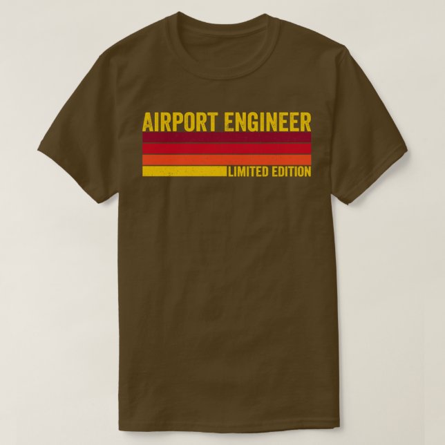 Airport Engineer T-Shirt (Design Front)