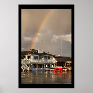 Airport Rainbow Poster