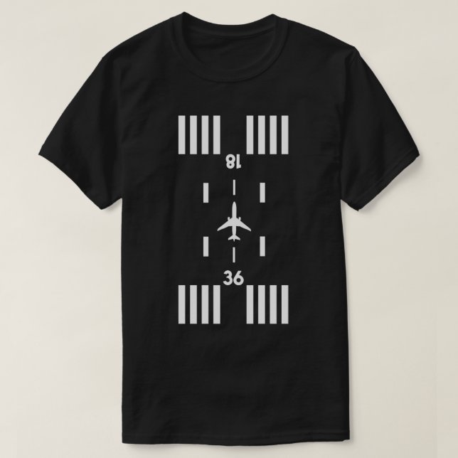Airport Runway  T-Shirt (Design Front)