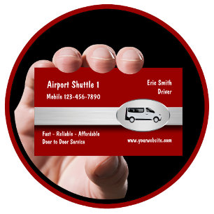 Airport Shuttle Taxi Business Card