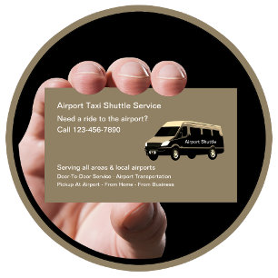Airport Shuttle Taxi Tranport Business Card
