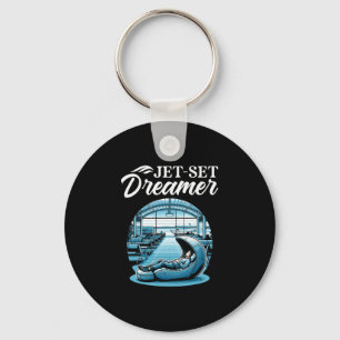 Airport Sleep Pod International World Traveler Tra Key Ring