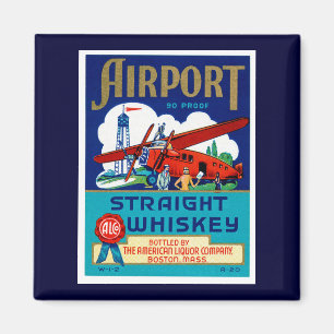 Airport Straight Whiskey Magnet