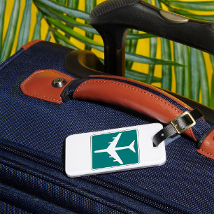 Airport Symbol Sign Aeroplane Travel Icon  Luggage Tag