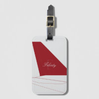 Airpplane Tail Fin Luggage Tag