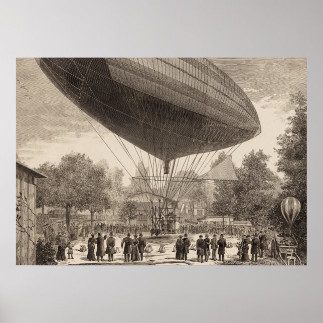 Airship at Auteuil Poster (Front)
