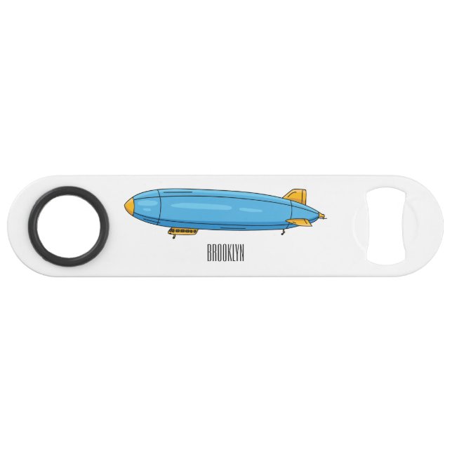 Airship cartoon illustration  (Front (Horizontal))