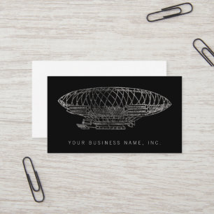 Airship (Letterpress Style) Business Card
