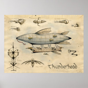 Airship Thunderhead Poster