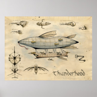 Airship Thunderhead Poster