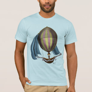 AirShip with Blue Sails T-Shirt