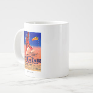 Airshow Featuring Haryse Hilsz Promotional Poste Large Coffee Mug