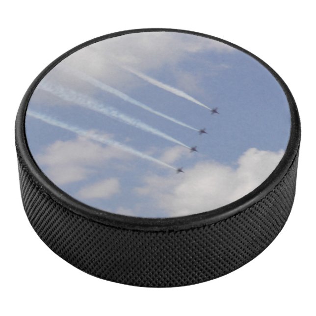 Airshow Military Jet Formation Hockey Puck (3/4)