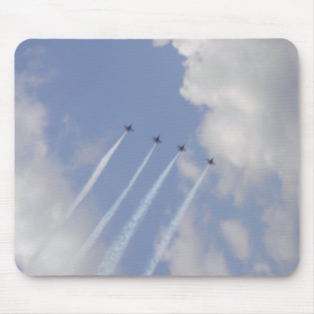 Airshow Military Jet Formation Mouse Pad (Front)