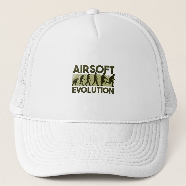 Airsoft evolution trucker hat (Front)