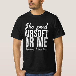Airsoft funny sports gift idea T-Shirt