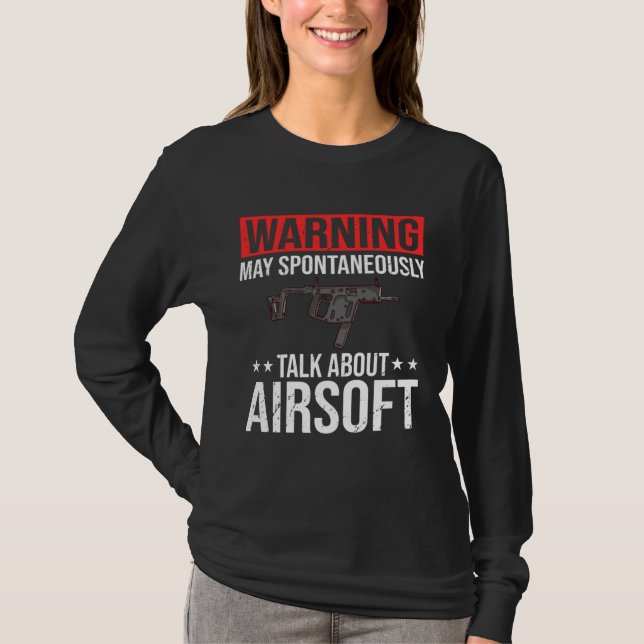 Airsoft Gun Game Shooting Training Player Airsofti T-Shirt (Front)