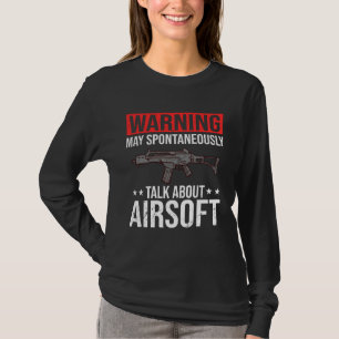 Airsoft Gun Game Shooting Training Player Airsofti T-Shirt