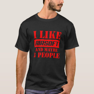 Airsoft Player Team Sport Competition 18 T-Shirt