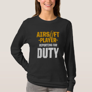 Airsoft Player Team Sport Competition T-Shirt