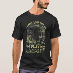 Airsoft Shooting Sports Enthusiast Basic Gun Aim S T-Shirt