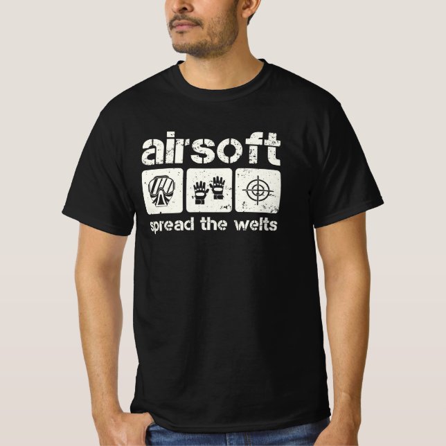 Airsoft Spread The Welts  T-Shirt (Front)