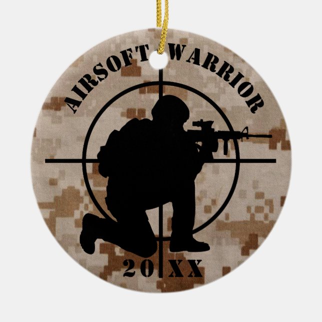 Airsoft Team Christmas Ornament (Front)