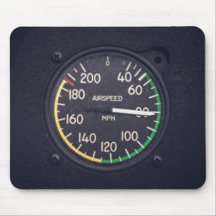 Airspeed Gauge Mouse Pad