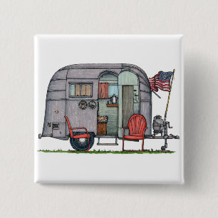 Airstream 15 Cm Square Badge